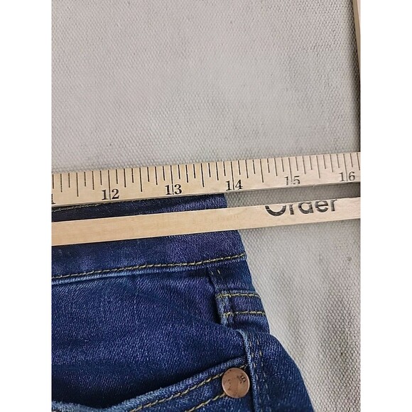 Judy Blue Womens 28x26.5 Jeans Relaxed Distressed Mid Rise Medium Stretch Modern - Picture 6 of 14